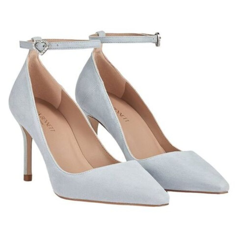 LK Bennett Catelyn Kid Suede Closed Courts